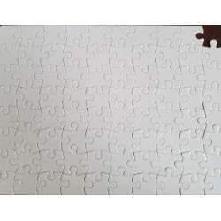 Glossy White Sublimation 80 pc Puzzle 8''X5.75'' K-3