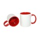 11oz Inner Rim Color Mug Red (36pcs/case)  (MUG-IR11R) FL-2