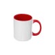 15oz Inner Rim Color Mug Red (12pcs) FL-5