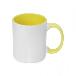 11oz Inner Rim Color Mug Yellow (36pcs/case) (MUG-IR11Y ) FL-2