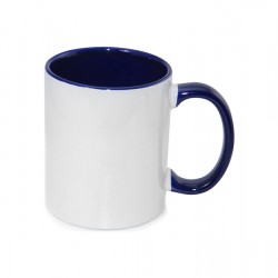 11oz Inner Rim Color Mug Blue (36pcs/case)  (MUG-IR11B) FL-3