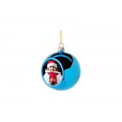 Plastic Christmas Ball Ornament XMB8-LB  B-9