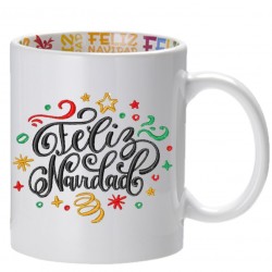 11oz Motto Mug Merry Christmas, Spanish (BD101-CMS)   FL-13