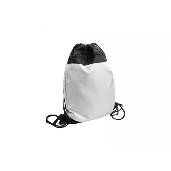 Drawstring Backpack Black Polyester  K-5