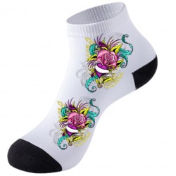Sublimation Socks for Women Short sold by pair ( DLW03) 6pcs/pack)  I-6
