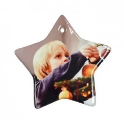 3" Star Christmas Ornament with String 25/Pack ( H005 )D-8