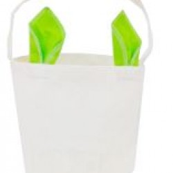 Green Easter Basket with Bunny Ears (M-9)