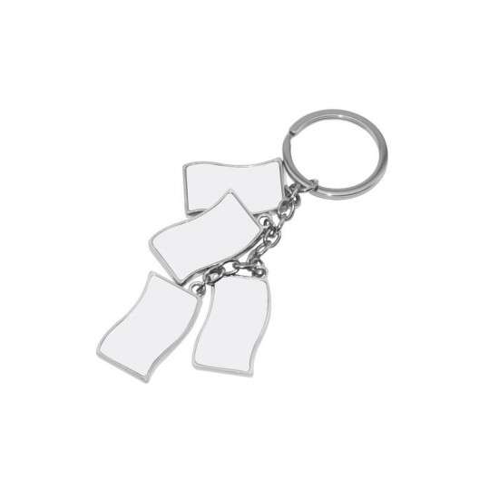 Sublimation Keychain with Four Flags