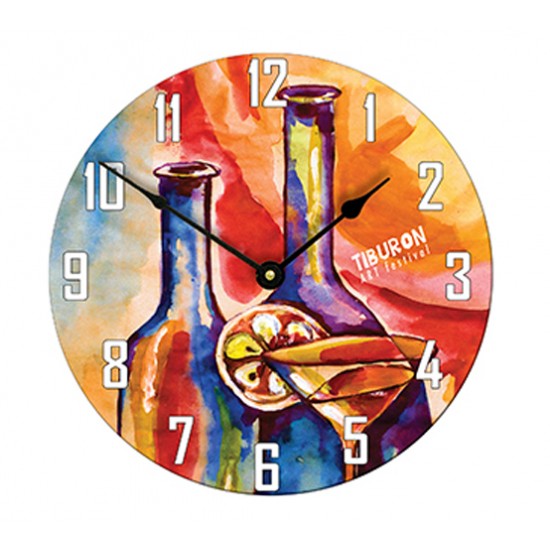 Sublimation Glass Clock 12