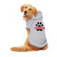 100% Poly Performance Gray Hooded Pet Shirts- SMALL    L-5