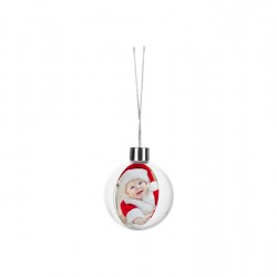 Hanging Plastic Ball Ornament 3.35" (SDB02) B-8