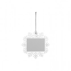 Hanging Plastic Ornament Snowflake 5.5"x5.5"  (SDSF01 )