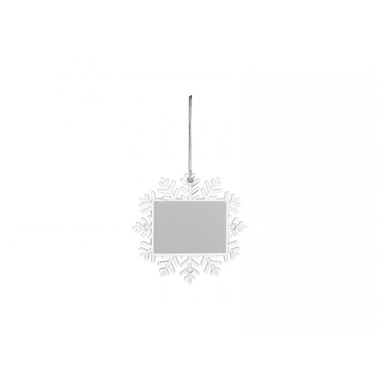 Hanging Plastic Ornament Snowflake  4.13" x 4.13" (SDSF02) G-3 sub101