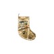 SDWLP01G Gold/Silver Flip Sequin Christmas Holiday Stocking (CLEARANCE)