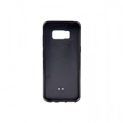 Samsung  S8 G9500 Cover with insert Rubber Black M-6