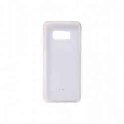 Samsung S8 G9500 White Rubber Cover With Insert M-6