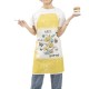 Sublimation101 Blank Faux Bleach Poly-Linen Apron ( Yellow ) TD-WQAD7072YL