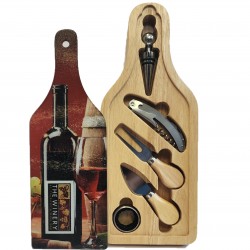 Wine and Cheese 6-Piece Set SKU: GFT515  D-5
