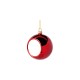 Plastic Christmas Ball Ornament (Red)  B-9