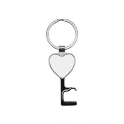 Multi-functional Heart Key Chain Bottle Opener 0.1" (YA103)  