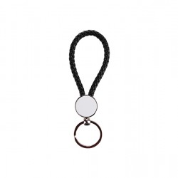 Round Braided Key Chain (Black) (YA127Y-K)( 