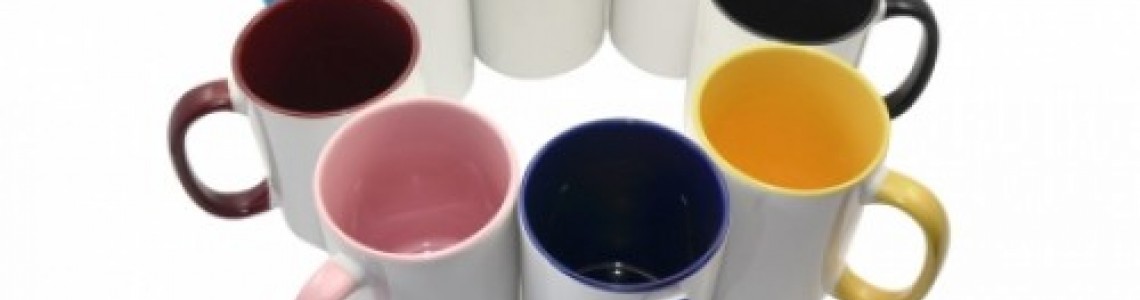 Inner Rim Color Mugs