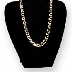 Padded Necklace Display Easel - Black Velvet (55107)