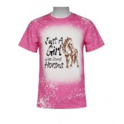  Pink 4XL Faux Bleach Sublimation Shirt