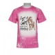 Pink 2XL Faux Bleach Sublimation Shirt