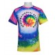 Rainbow Tie Dye   Faux Bleach Sublimation Shirt