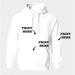 SUBLIMATION101 Performance Pullover Hoodie WHITE SMALL  M-6