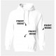 SUBLIMATION101 PERFORMANCE PULLOVER HOODIE WHITE 2XL ( PWY01-2X )
